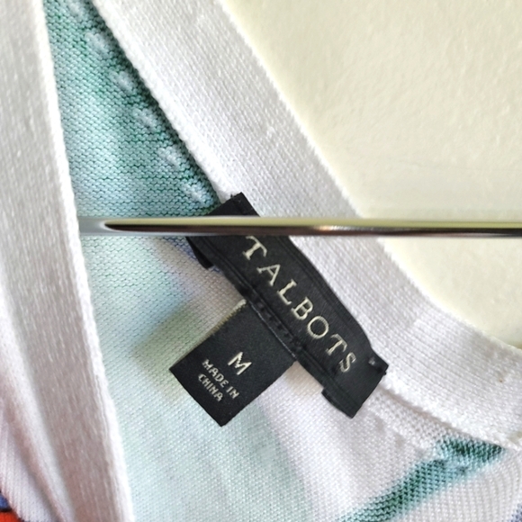 Talbots, Side Tie Sweater - Hibiscus , Size Medium - Picture 6 of 7